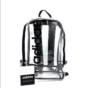 Adidas clear linear backpack